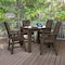 Highwood Usa Weatherly 5pc Square Counter Height Outdoor Furniture Dining Set AD-CNW44-ACE - alternate 2